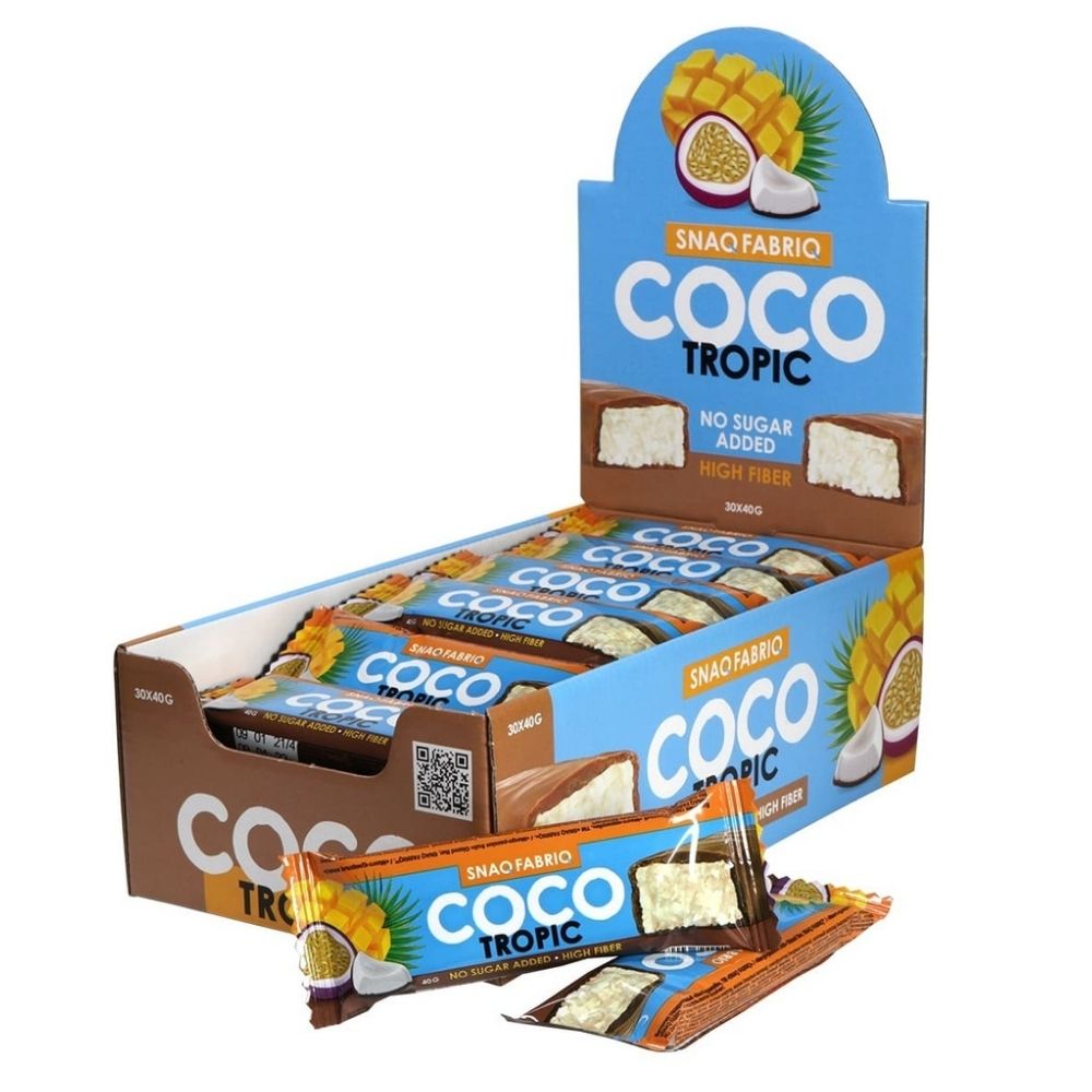 Батончик SNAQ FABRIQ 40 g Coco Батончик Манго-Маракуйя