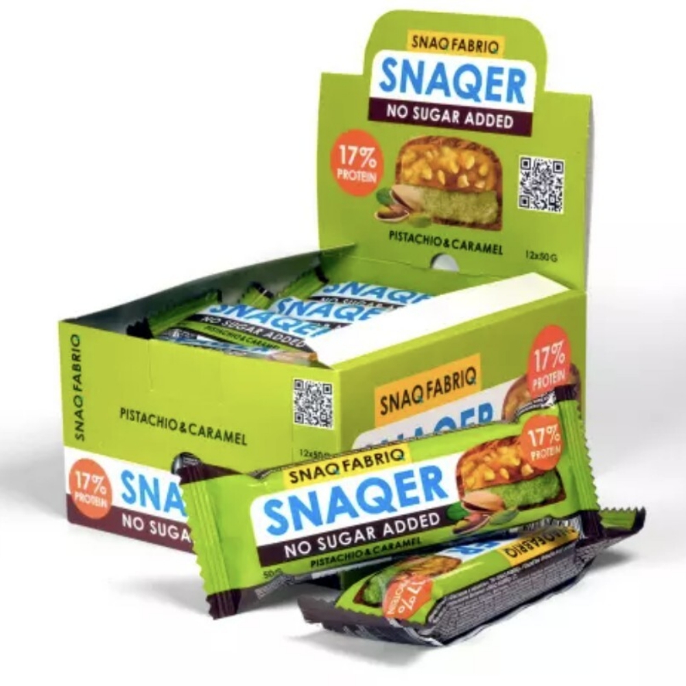 Батончик SNAQ FABRIQ 50 g Батончик Фисташка и карамель
