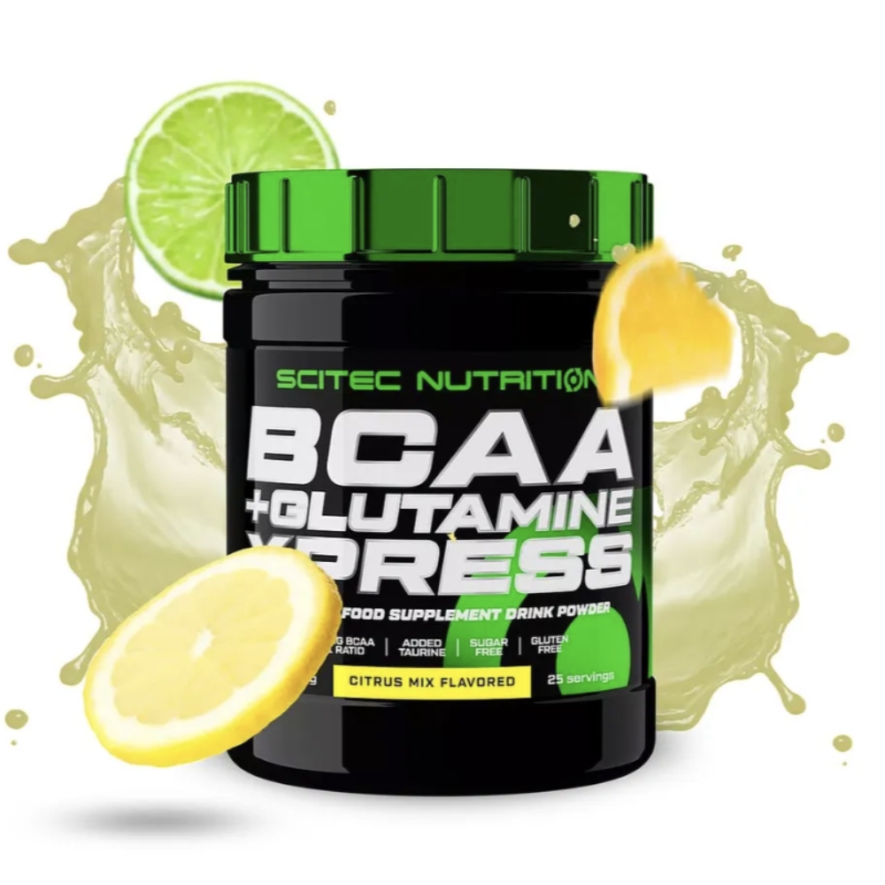 BCAA Scitec Nutrition BCAA + Glutamine Xpress 300 g Цитрусовый микс