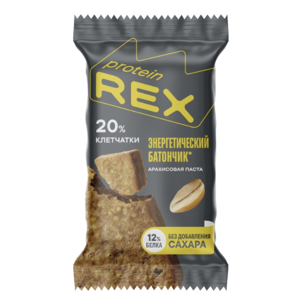 Батончик ProteinRex 50 g Батончик энергетический Арахисовая паста