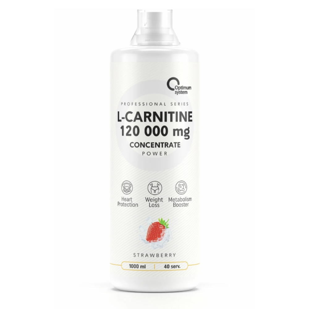 L-карнитин Optimum System L-Carnitine Клубника 120000 mg 1000ml