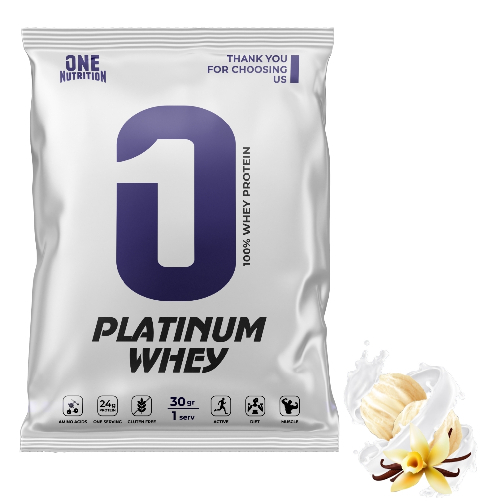 Протеин ONE NUTRITION Platinum Whey 30 g Ваниль