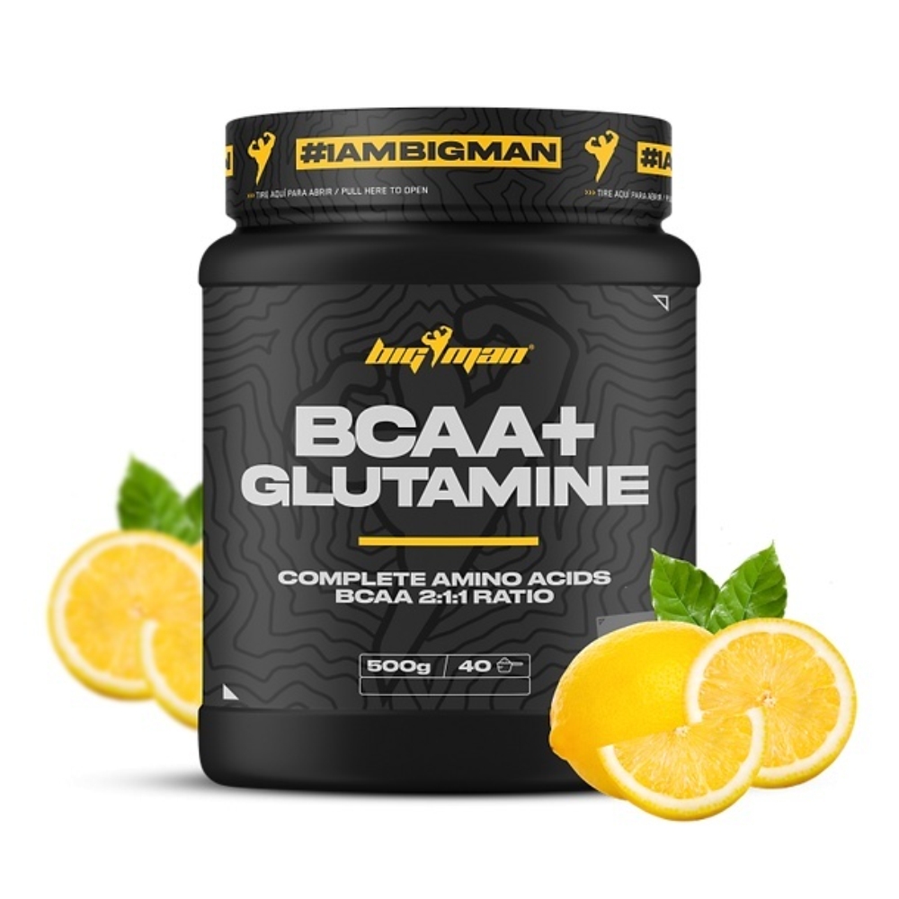BCAA BIG MAN BCAA + Glutamine 500 g Лимон 