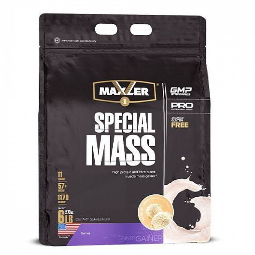 Гейнер Maxler Special Mass Gainer 6 lb Ванильное мороженое